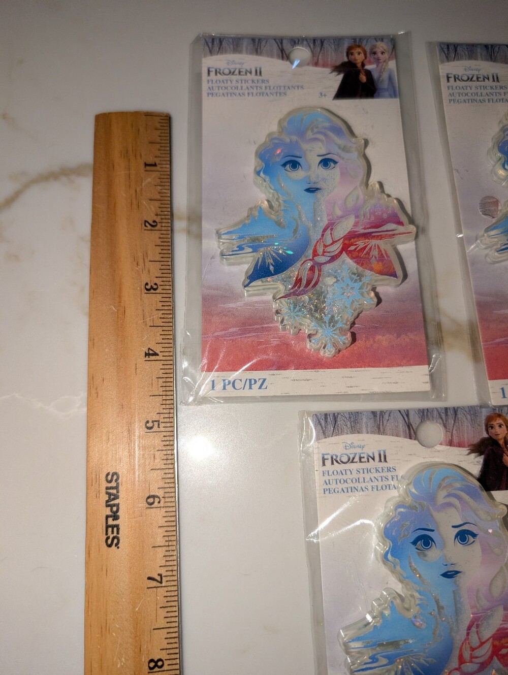 ~EK Success Floating Sticker Elsa Lot Of 3 - Picture 2 of 2